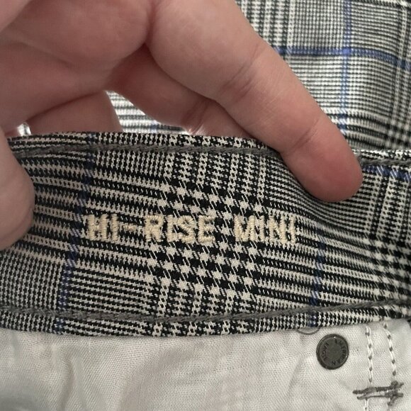 American Eagle Women 4 Gray/Blue Plaid School Girl 5-Pocket Hi-Rise Mini Skirt - Picture 7 of 8